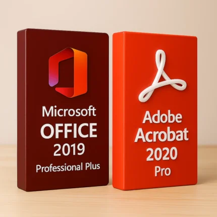 Microsoft Office 2019 Professional Plus + Acrobat 2020 Pro I Windows