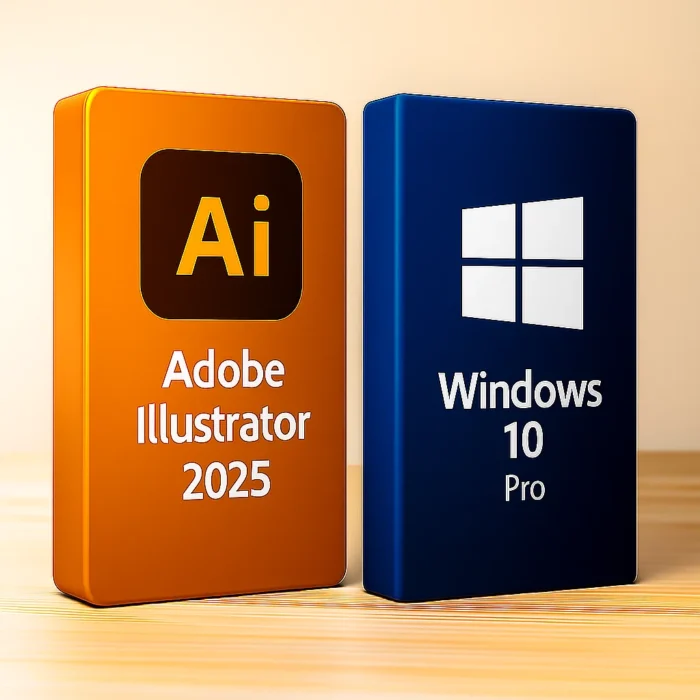 Illustrator 2025 + Windows 10 Pro - Слика 1